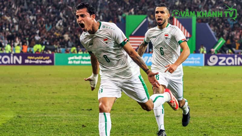 Iraq với đội hình đồng đều và bản lĩnh trận mạc sẵn sàng đối đầu chủ nhà.